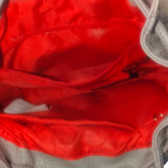 DKNY Rapture Taupe Leather Backpack - Picture 3 of 4